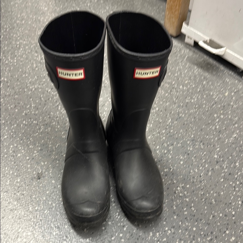 Hunter Black Rain Boots